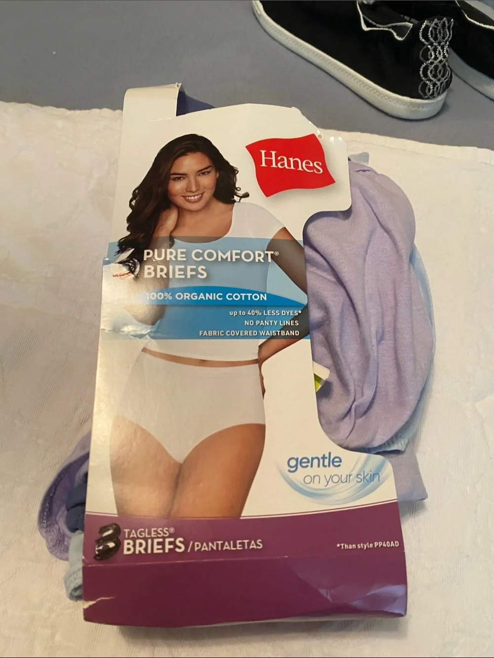 Hanes Pure Comfort Briefs - Light Lavender